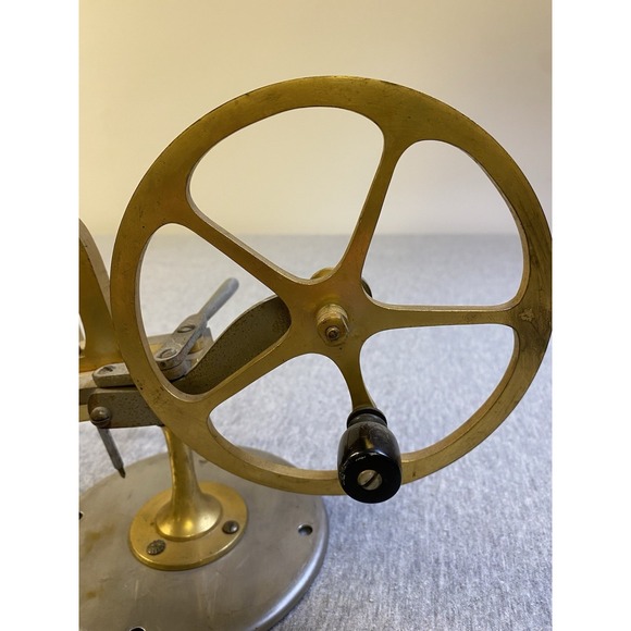 Antique Brass Gear Hobbing Machine Watchmaker Lathe Tool - Picture 4 of 14